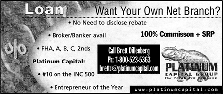 Loan agent advertisement